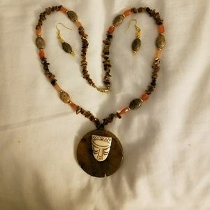 Artisan handmade necklace set
